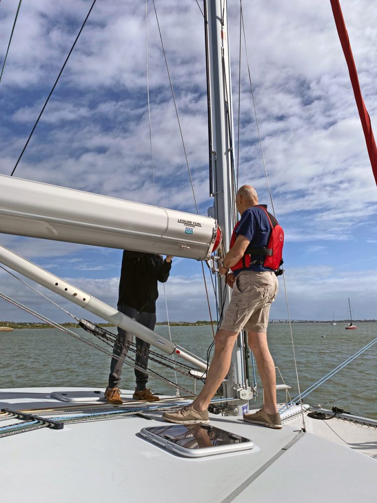  Ruby star removing sail cover